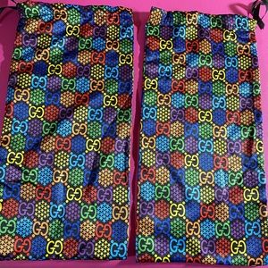 Gucci Colorful Shoe dustbags